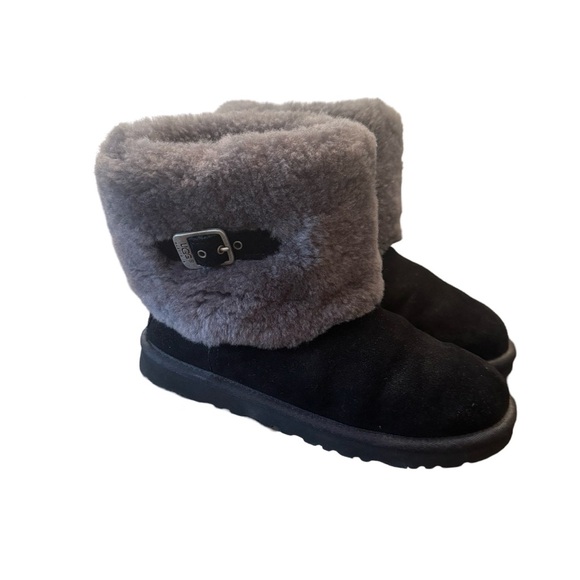 UGG Shoes - UGG Ellee Women’s Black Boots Sheepskin